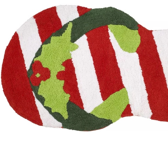 Festive Flip Flop Shower Curtain Hooks 12 Piece Set NEW! Coastal Christmas - Picture 3 of 4